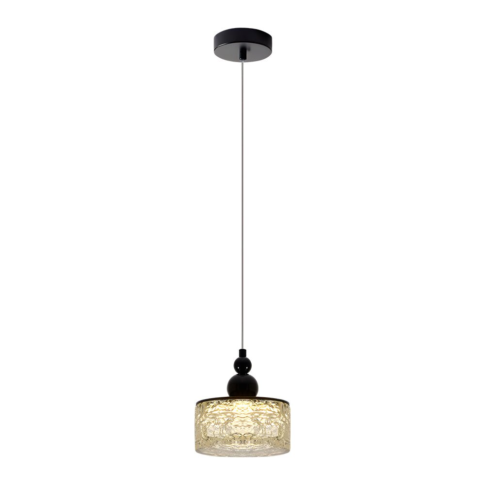 Ice Texture Acrylic Pendant Light, Dimmable