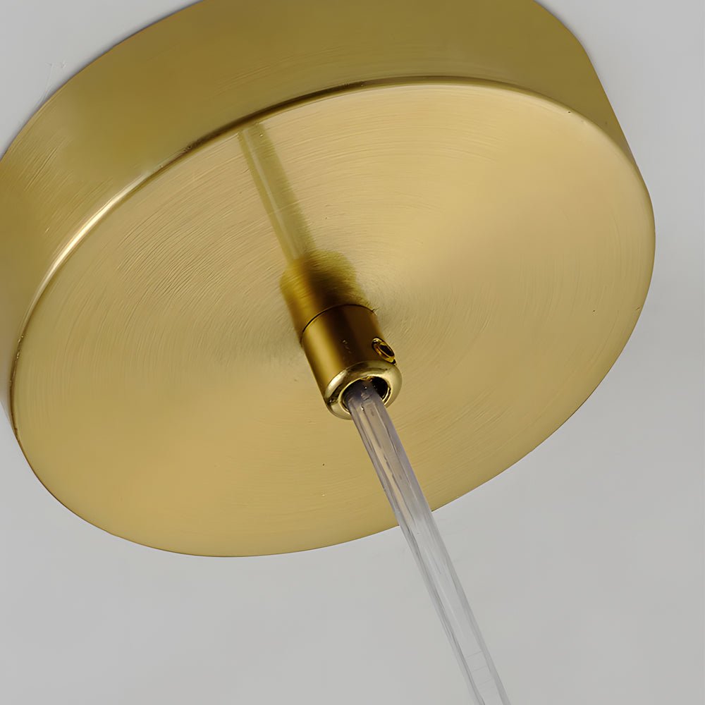 Ice Texture Acrylic Pendant Light, Dimmable