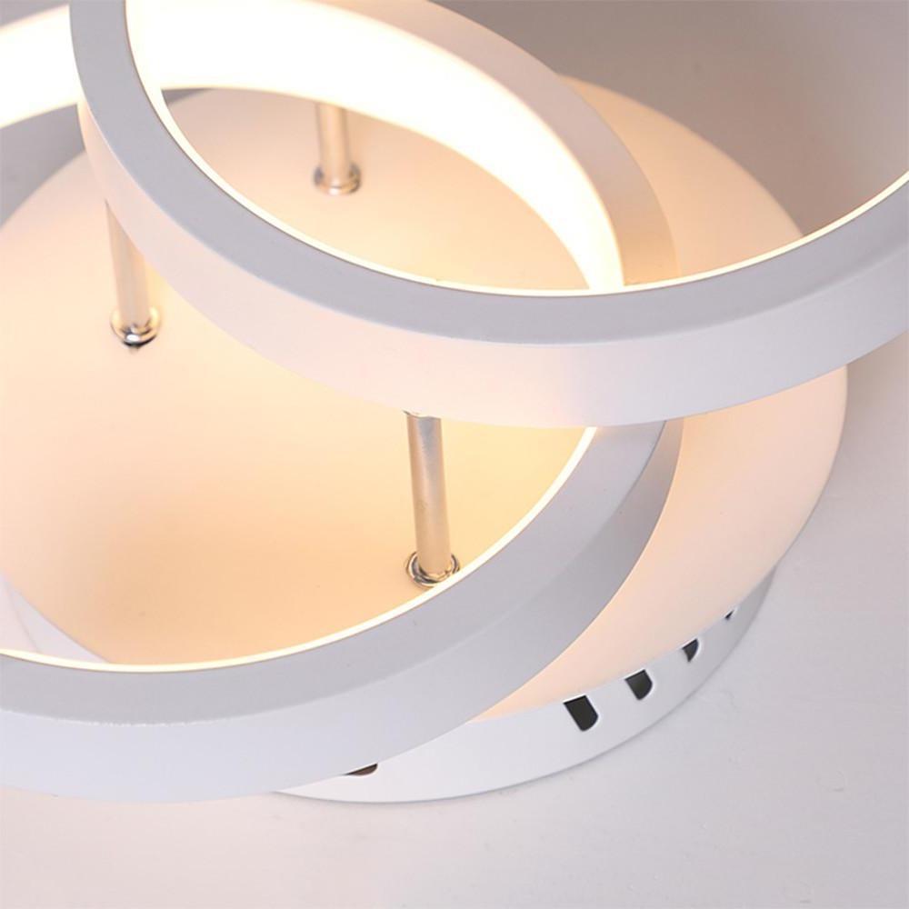 Dual Circle LED Flush Mount Ceiling Light