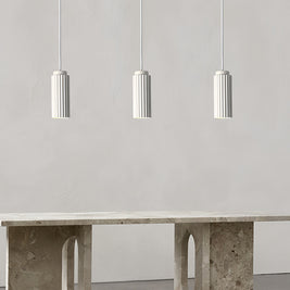 White Metal Pendant Light in 4 Colors