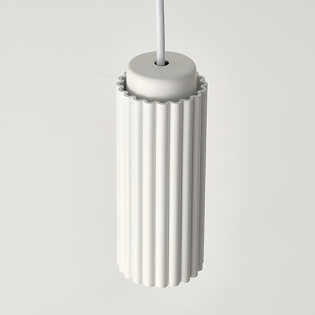 White Metal Pendant Light in 4 Colors