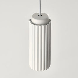 White Metal Pendant Light in 4 Colors