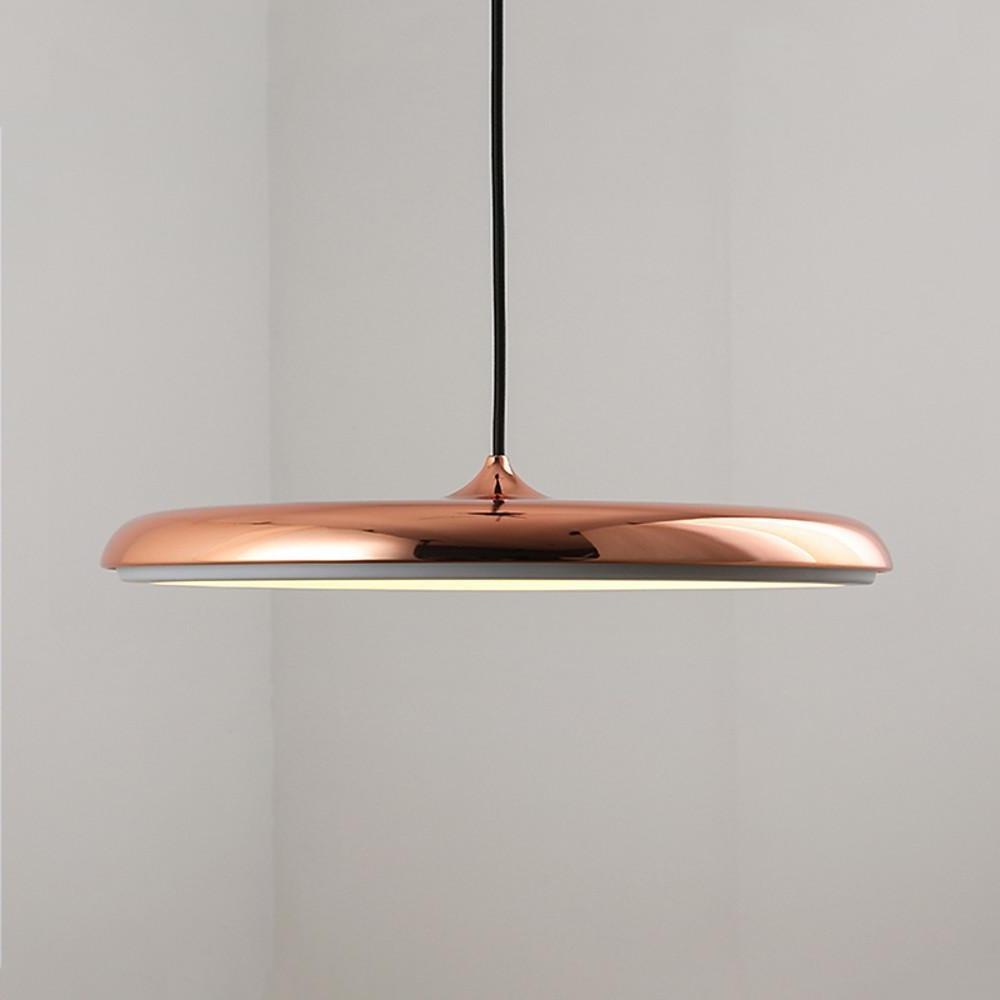 16" Flat Circular LED Pendant Light